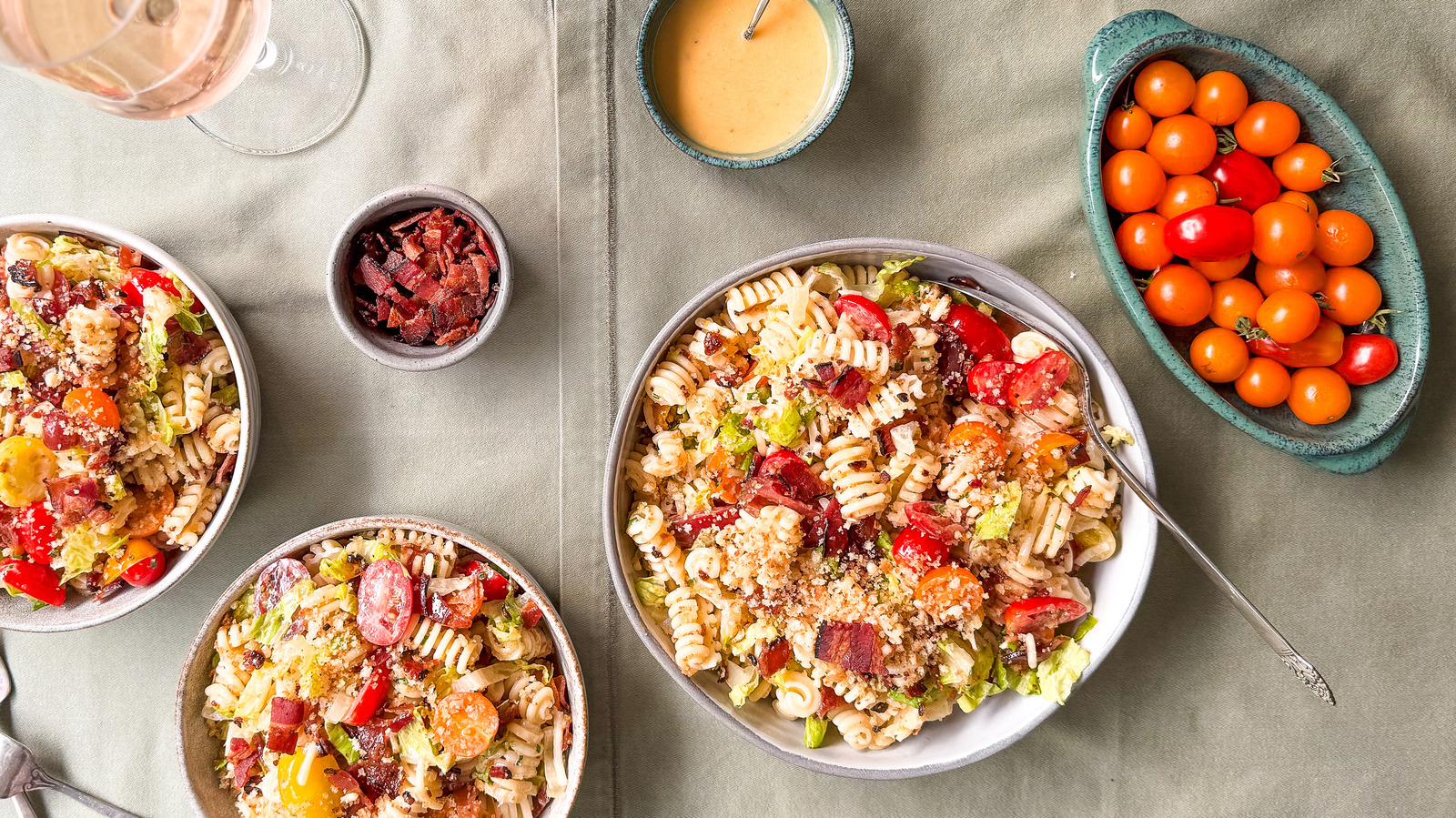 Over-The-Excessive BLT Pasta Salad Recipe