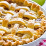 Apple Pie with lattice pie crust